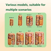 Plateau à sushi jetable en papier kraft sans PFAS, qualité alimentaire, pour vente en gros, avec logo OEM, en vrac