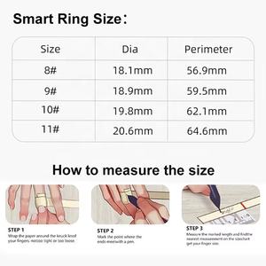 R06 Smart Ring zur Finger-Fitness-Verfolgung, Telefonringe für iOS, Männer und Frauen, Herzfrequenz- und Blutsauerstoff-Gesundheitsmonitor, Tracker-Smart-Ring für iPhone - Product Image 3