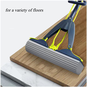 Lavado de manos libre Self Squeeze fregona de <span class=keywords><strong>pared</strong></span> de acero inoxidable de alta absorción baño ventana de vidrio polvo Pva limpieza piso - Product Image 4