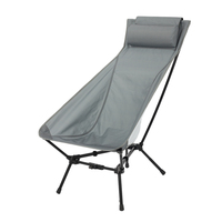 Chaise de camping pliante triangulaire compacte et robuste, légère et moderne, personnalisable, avec dossier haut, idéale pour les voyages et la plage