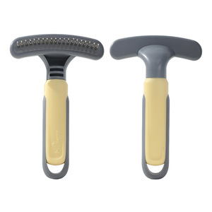Peigne universel pour animaux de compagnie (chats et chiens) à coque <span class=keywords><strong>bulle</strong></span>, râteau à griffes simple rangée, peigne de toilettage pour l'élimination des poils pour chiens de taille moyenne et grande - Product Image 3