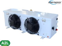 Com-Energy : Refroidisseur d'air de la série EA pour entrepôt alimentaire commercial RT≥-18 ° Dégivreur électrique C 6mm Fin Space