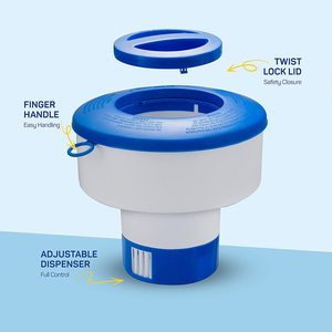 Distributeur de <span class=keywords><strong>chlore</strong></span> flottant pour piscines pour tablettes de 3 "-<span class=keywords><strong>Flotteur</strong></span> de <span class=keywords><strong>chlore</strong></span> de <span class=keywords><strong>piscine</strong></span> avec évents à débit réglable équilibrés - Product Image 4