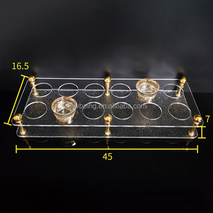 Table pliante en acrylique transparente en feuille d'<span class=keywords><strong>or</strong></span> <span class=keywords><strong>et</strong></span> d'<span class=keywords><strong>argent</strong></span> petite table à manger avec estampage en <span class=keywords><strong>or</strong></span> <span class=keywords><strong>et</strong></span> <span class=keywords><strong>argent</strong></span> pour le stockage - Product Image 4