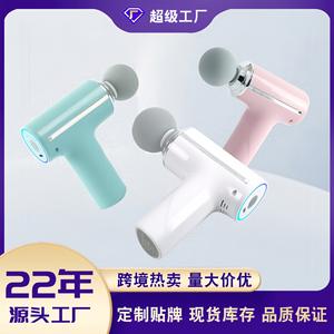 Mini Pistola de Masaje, 800mAh-1000mAh, Motor sin Escobillas, 12 Niveles de Velocidad, Recargable por USB, 5 Cabezales de Masaje, Relajación Muscular Portátil - Product Image 4