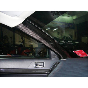 Rifiniture interne in fibra di carbonio kit di decorazione A montante per mitMitsubishi <span class=keywords><strong>EVO</strong></span> 10 Lancer X EX 2008-2017 - Product Image 2