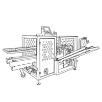 Machine de formage de cartons industrielle TKXM-500 à commande servo-moteur automatique, haute efficacité, 5-25 boîtes/min, pour la logistique d'entrepôt