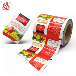 Vente en gros de matériaux stratifiés, <span class=keywords><strong>lingettes</strong></span> humides, Film d'emballage, Logo personnalisé, résistant à l'humidité, emballage en plastique métallisé, rouleau de Film d'emballage - Product Image 1
