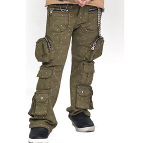 Vêtements pour garçons personnalisés : Pantalons en jean pour enfants de 2 à 10 <span class=keywords><strong>ans</strong></span>, pantalons en jean décontractés extensibles, jeans pour enfants et garçons - Product Image 6