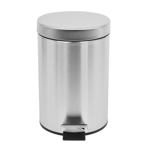 Hangshau Kim Loại Chất Thải Bin 3L/5L/7L/10L/12L/20L/30L Có Thể Tháo Rời Bên Trong Xô Vòng Thép Không Gỉ Thùng Rác Bin Với Mềm Đóng Nắp - Product Image 1