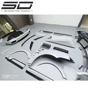 Kit carrosserie large MSY dernière génération avec pare-chocs, extensions d'ailes, seuils de porte, capot moteur en carbone pour Rolls Royce Cullinan 99% Sd Late - Product Image 5