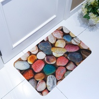 Tapis de porte d'entrée imprimé à rayures, pour couloir ou cuisine, vestibule