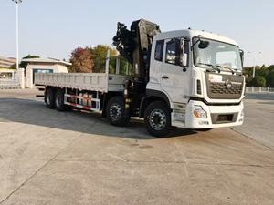 Dongfeng 8x4 grúa móvil plegable grúa montada en camión con 20Ton 25Ton 30Ton capacidad de elevación para la venta - Product Image 3