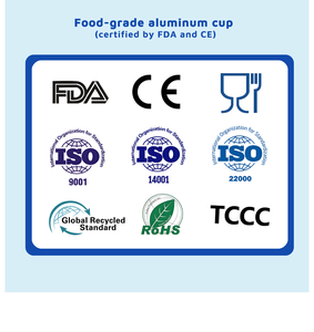 Vaso de Cerveza Desechable Ecológico de Aluminio de 500 ml, Diseño Clásico, para Fiestas, Campamentos y Uso Doméstico - Product Image 5