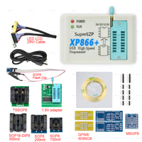 Programador USB SPI CH554T XP866 de Última Generación con 12 Adaptadores, Compatible con EEPROM Flash Bios 24 25 93 95, Mejor que EZP2019