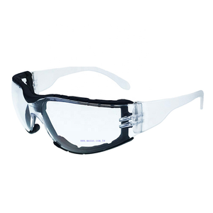 WELTA Factory CE16321 ANSI Z87.1 PC Anti-Fog Anti-Scratch Full-Frame Eye Protection EVA <b>Foam</b> <b>Padded</b> Safety Glasses With Rope - Product Image 5