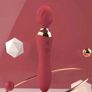 Potente Vibrador Femenino con Carga USB, Doble Cabezal, 10 Modos de Vibración, Estimulación del Punto G y del Clítoris, Varita Masajeadora - Product Image 5