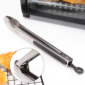 Pinces <span class=keywords><strong>de</strong></span> cuisine en acier inoxydable <span class=keywords><strong>de</strong></span> 7, 9 et 12 pouces avec poignée antidérapante et verrouillage, idéales pour la cuisson et le <span class=keywords><strong>barbecue</strong></span> - Product Image 3