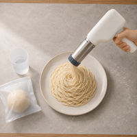 Machine à ramen automatique portable sans fil pour usage domestique, machine à nouilles et à pâtes électrique portative