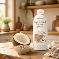 Boisson à la noix de coco cinq céréales Nihewan, boisson multigrains à la noix de coco, OEM ODM, marque privée, vente en gros, usine certifiée