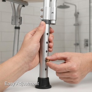 Sièges de bain et tabourets de <span class=keywords><strong>douche</strong></span> polyvalents et multifonctionnels de Keling Medical, adaptés à toutes les douches - Product Image 5