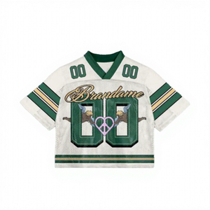 เสื้อฟุตบอลอเมริกันแขนสั้นผู้ชายขายส่ง โอไฮโอ 4 เจเรมีย์ สมิธ 33 แจ็ค ซอว์เยอร์ 0 <span class=keywords><strong>2</strong></span> เอมีก้า เอ็กบูก้า ผลิตจากโพลีเอสเตอร์ 100% - Product Image 1