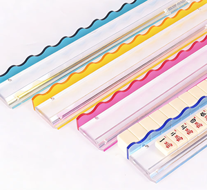 ขาตั้งไพ่นกกระจอกอะคริลิกแบบพับได้ พกพาสะดวก กันลื่น เป็นมิตรกับสิ่งแวดล้อม สำหรับคาสิโนและความบันเทิงภายในบ้าน - Product Image 1