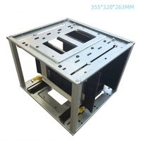 Support de stockage de cartes de circuits imprimés ESD, cadres supérieur et inférieur, en plastique noir, pour rangement de cartes SMT, en alliage d'aluminium
