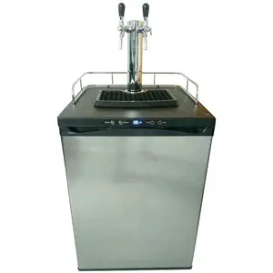 GHO Barril de Cerveja Refrigerador com torneiras de enchimento de garrafas, refrigerador de barril de cerveja