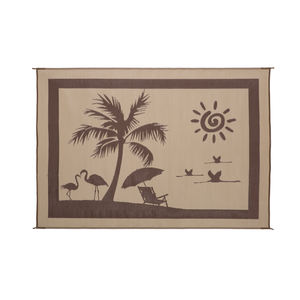 Tapis d'extérieur tissé réversible antidérapant résistant aux intempéries en PP, à poils longs, avec boucles aux coins, pour <span class=keywords><strong>voyage</strong></span> et prière - Product Image 6