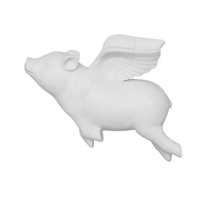 Resin Flying Pig Kerajinan Dekorasi