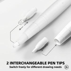 Ensemble de peinture colorée magique, kit d'art avec tampons et pinceaux lavables, jouet de coloriage DIY sûr pour les enfants de 3 ans et plus, pour jouer en extérieur - Product Image 5
