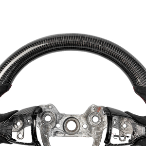 Volant en fibre de carbone noire pour <span class=keywords><strong>Hyundai</strong></span> Elantra N 2022-2025, véritable fibre de carbone pour Elantra N, neuf, expédié depuis les États-Unis - Product Image 3