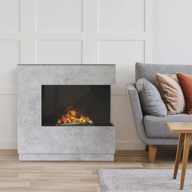 2025 Hot Sale New Model Indoor Freestanding Electric Flame Fireplace 3D Smokeless Vapor Water Fireplace