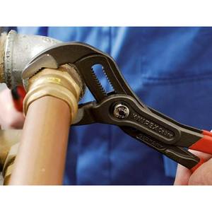 Knipex Cobra water pump pliers, grey atramentized, for pipes and <b>nuts</b>, 250 mm - Product Image 3