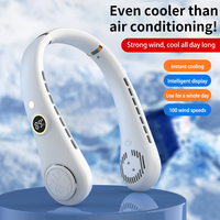 Mini Wiederaufladbarer Nackenventilator Tragbarer Handventilator USB Persönlicher Kühlventilator für Sommer Outdoor Reisen 2026 Fußball-Fan Sommer-Ventilator
