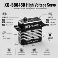 Moteur servo RC 45KG 50KG, moteur servo numérique sans noyau avec boîte de vitesses, servo de direction robuste pour voiture RC, servo à longue durée de vie