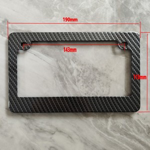 Portaplacas para Motocicleta, Popular Modificación de Placa de Matrícula, Estándar Americano, Marco de Acero Inoxidable - Product Image 2