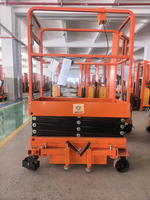SAGA FIRST Sinofirst Mini Halb-Elektrische Hydraulische Kleine Scherenhebebühne mit CE