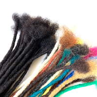 Dreadlocks afro doux faits à la main extensions de cheveux cheveux humains brésiliens sans trame pour les femmes africaines