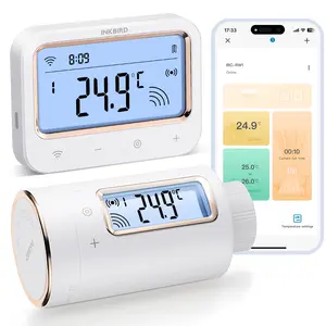 INKBIRD Silent Room Thermostatic Radiator Valve WiFi Radiator Actuator Valve Smart Programmable Temperature Controller