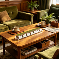 Ensemble de Mahjong américain de luxe en acrylique vert olive à 4 couches, tuiles gravées Danse du Lion chinois et Lotus avec tuiles Joker