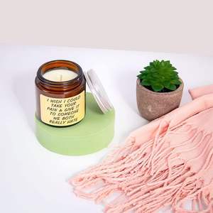 Precio bajo al por mayor Mujeres Sobreviviente de cáncer Juego de regalo con vaso Manta Calcetín Vela personalizada Lujo Relajación spa Regalos para ella - Product Image 3
