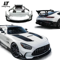 Kit carrosserie pour Mercedes Benz GT/GTS C190 2015-2023, mise à niveau vers le style AMG GTR Black Series, kit carrosserie de haute qualité en fibre de carbone, pare-chocs