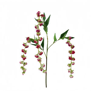 Arreglo de Grosella Capitana Artificial en Maceta de Plástico de Alta Calidad Estilo Ins para Decoración de Bodas, Hogar, Navidad, Graduación y Novias - Product Image 4