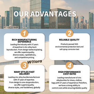 Boucle de chaussure en métal la plus vendue, robuste, couleur personnalisable, accessoire de vêtement, boucle de chaussure - Product Image 5