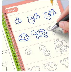 New arrivals ma thuật rãnh thực hành copybook xoắn ốc ràng buộc ma thuật viết máy tính xách tay trẻ em chìm cuốn sách ma thuật với bút - Product Image 6