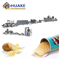 Línea de Producción de Papas Fritas Tipo Pringles, Línea de Producción Automática de Papas Fritas Frescas, Línea de Producción Automática de Papas Fritas Tipo Lays