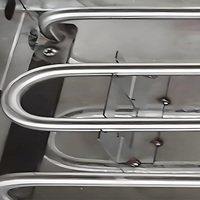 Four de séchage électrique à air chaud de laboratoire 300 ℃   Construction en acier inoxydable résistant aux températures élevées, garantie d'un an