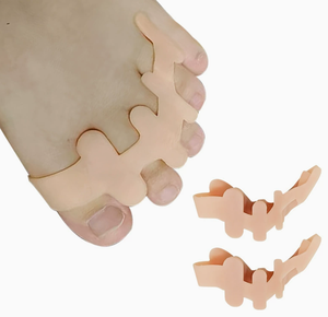 Nouveau design – Séparateur d'<span class=keywords><strong>orteils</strong></span> en silicone à 4 trous <span class=keywords><strong>pour</strong></span> pédicure, redresseur d'<span class=keywords><strong>orteils</strong></span>, correcteur d'hallux valgus <span class=keywords><strong>pour</strong></span> gros orteil - Product Image 4